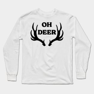 Oh Deer "Christmas Gift" Funny Long Sleeve T-Shirt